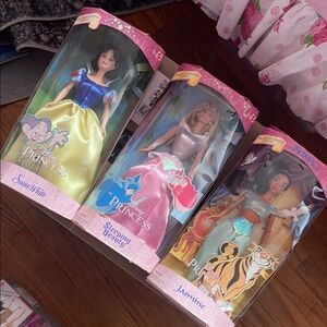 Disney Princess Doll Set - Snow White, Sleeping Beauty, Jasmine